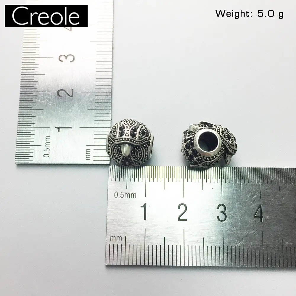 Бисер Орел европейский стиль серебряные ювелирные изделия с большим отверстием