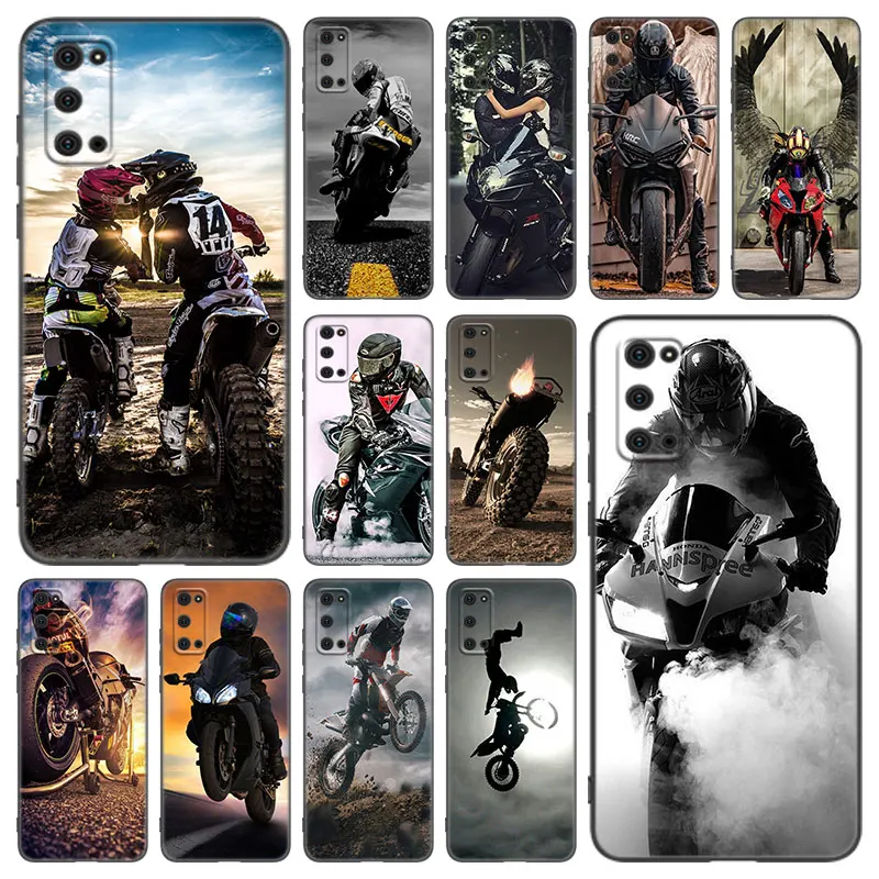 Мотоциклетный спортивный чехол для телефона Moto Cross Samsung Galaxy S22 Pro S21 S20 Ultra FE S10 Lite S9 S8