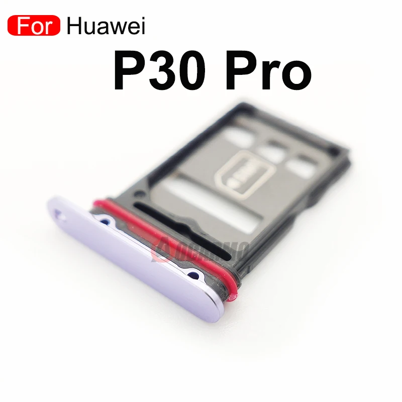Держатель лотка для SIM-карты Huawei P30 Pro Micro SD слот гнездо адаптер запасные части |