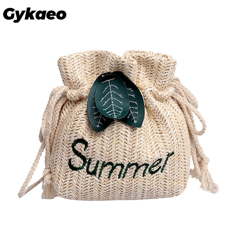 Сумка через плечо Gykaeo женская летняя повседневная с вышивкой|Сумки ручками| |