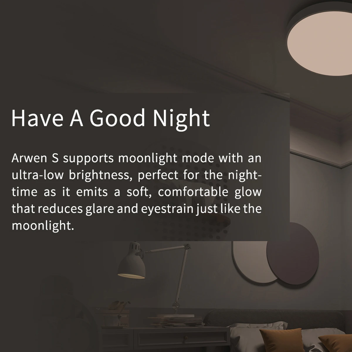 Скидка Умный светодиодный потолосветильник цветной светильник Yee Arwen, регулируемая яркость, работает с Google Alexa