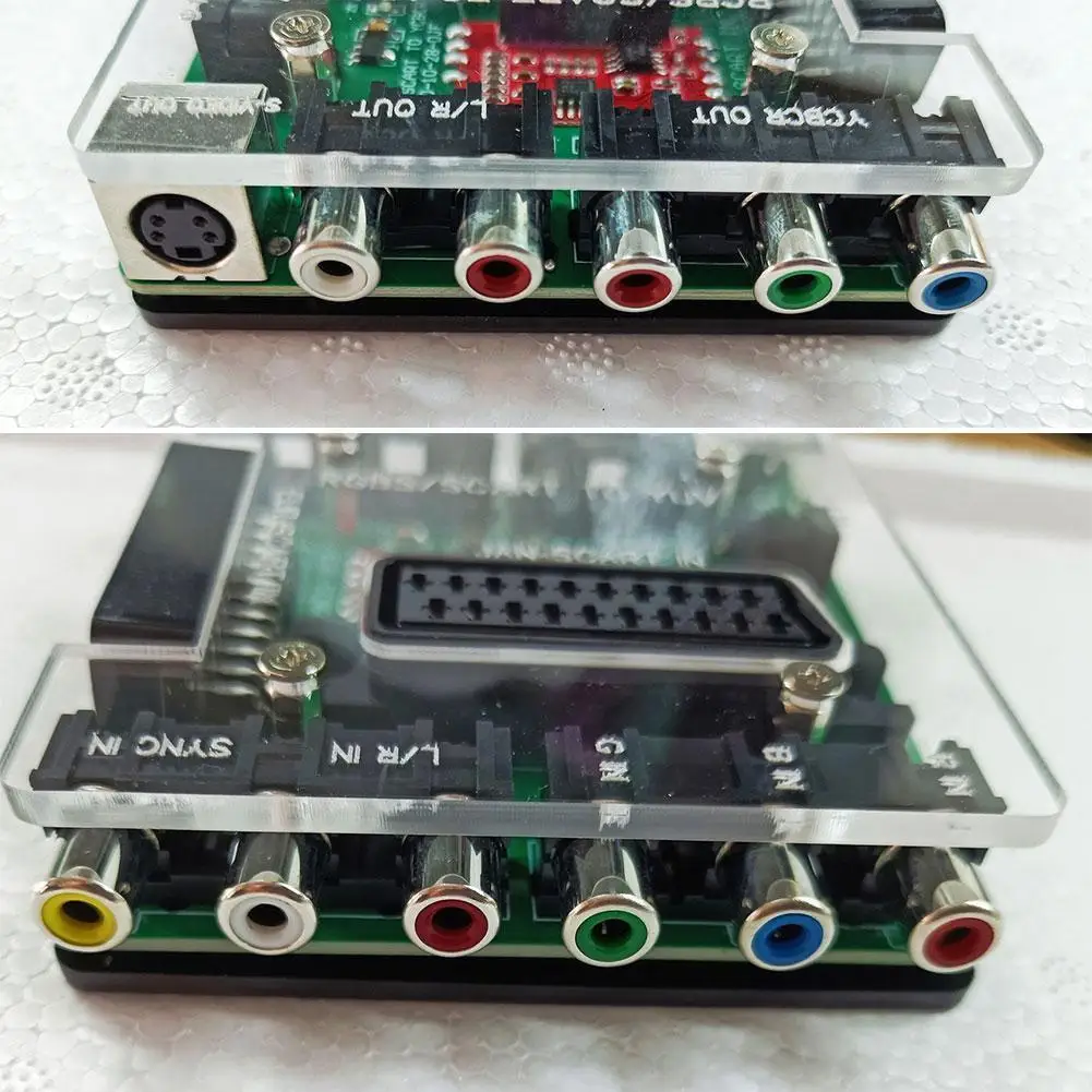 

Переходник Scart Rgbs на Yuv Ycbcr для консоли Dreamcast Mega Drive в ретро-стиле, 12 В переменного тока/адаптер Q6v5