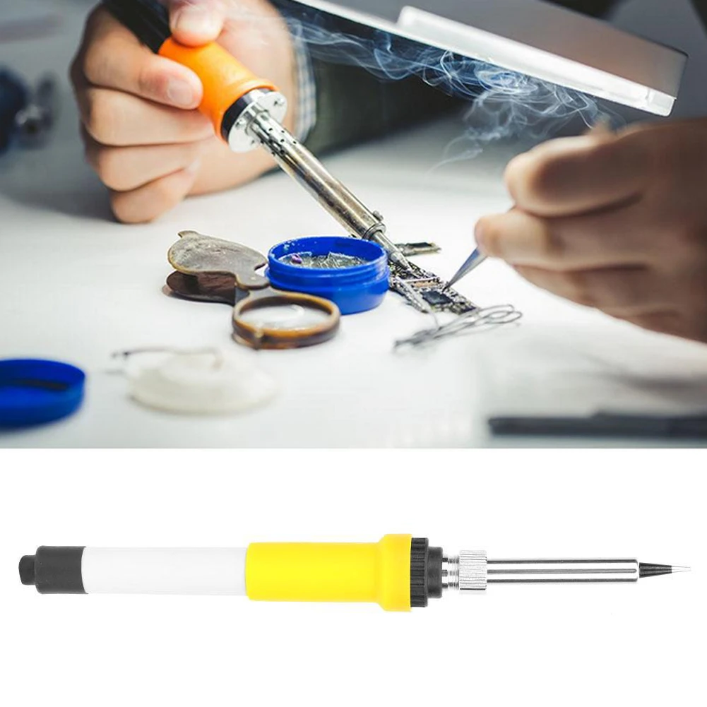 

12V / 60w Car Battery Low Voltage Electrical Soldering Iron Head Clip Portable Welding Rework Repair Tools