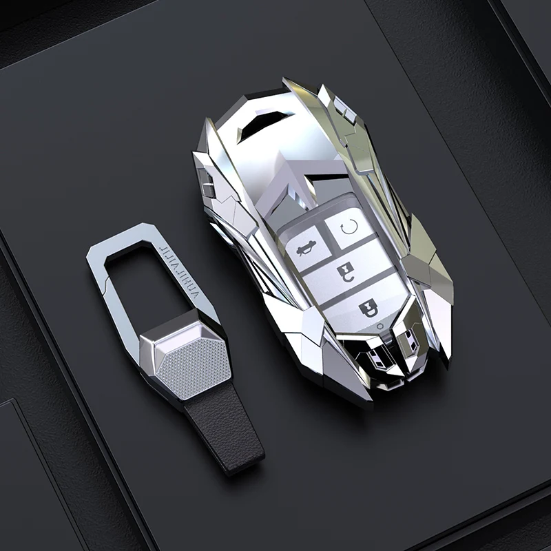 

2021 New Zinc Alloy Key Cover Case For Honda CRV Odyssey Accord 2013-2017 Car Shell Key Protection Keychain Car Accessories