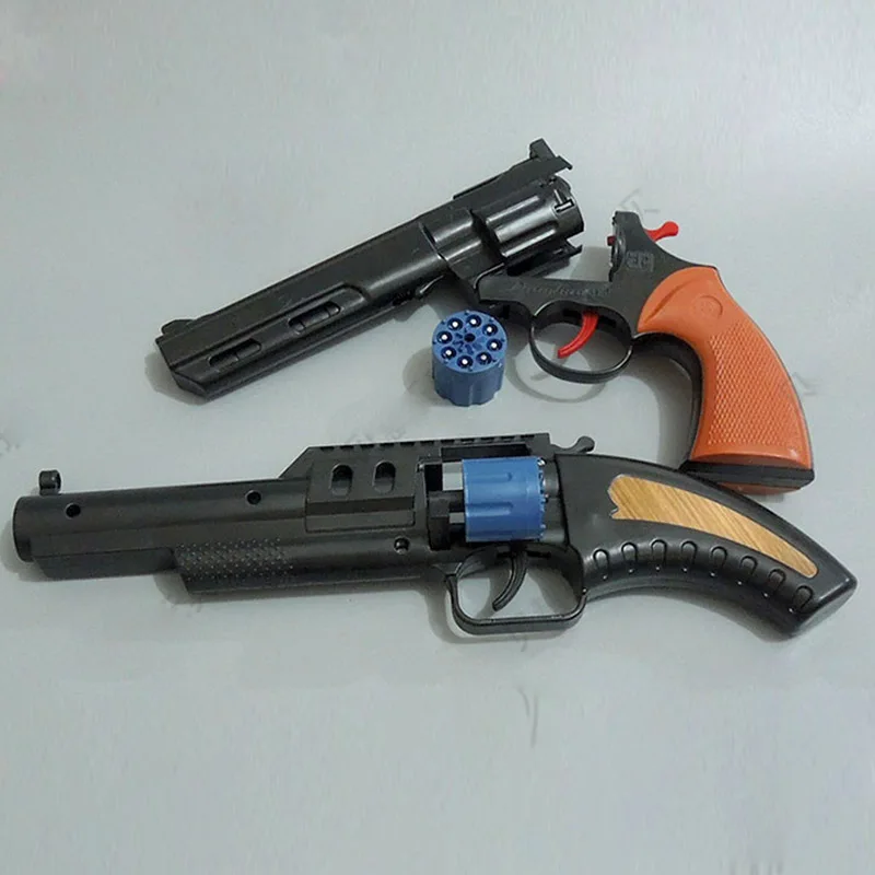 Пластиковый игрушечный револьвер для взрослых airsoft bb пистолет воздушный Старый