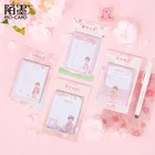 Стикеры для заметок в стиле Ins Сакура, 30 листов, вишневый цвет, планировщик, сделай сам, журнал, Канцтовары для школы и офиса