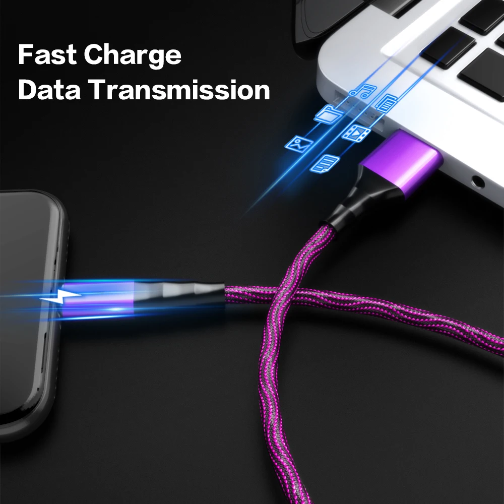 Фото Smart power Off Micro USB кабель 3A нейлон Быстрая зарядка для передачи данных samsung Xiaomi LG Smart power Off Micro USB кабель 3A нейлон Быстрая зарядка для передачи данных samsung Xiaomi LG