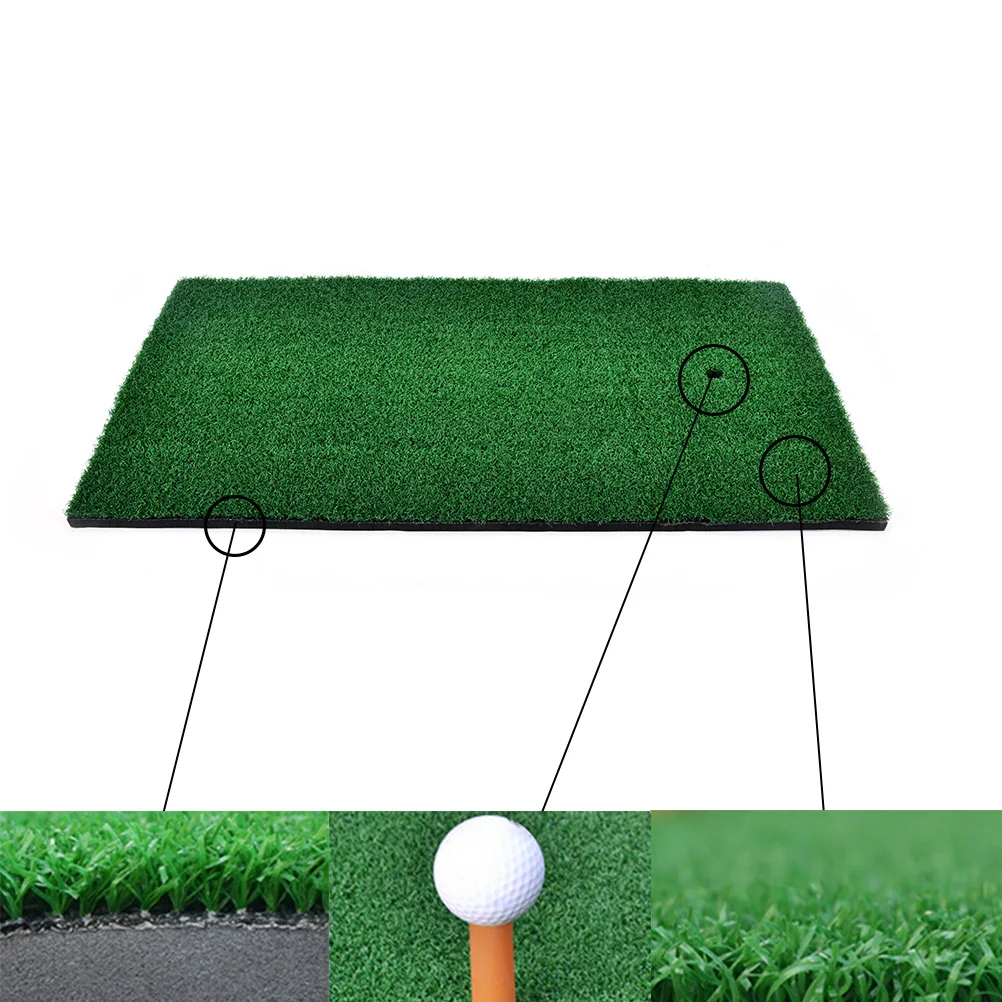 

High Quality 60x30cm/12"x24"Backyard Golf Mat Residential Training Hitting Pad Practice Rubber Tee Holder Drop Shipping