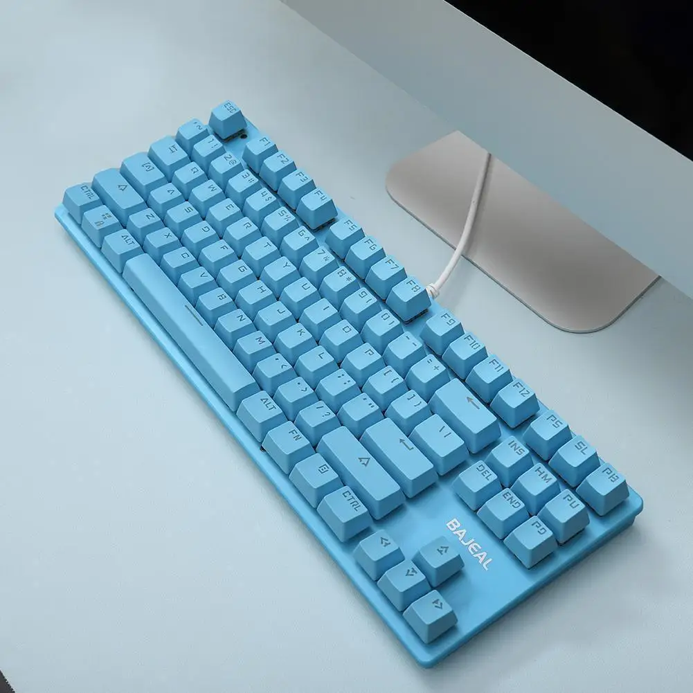 

K300 реальная Механическая плата 87- Green Axis может игры и быть в офисе отправлять игровую Ось Потяните пару к подключенному Col T5s5
