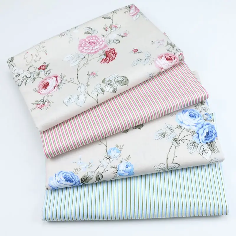 

. 50*160 см Цветочные Дети 100% хлопок ткань, Лоскутная Ткань, DIY шитье одеяло жир четверти материал для ребенка и ребенка D20