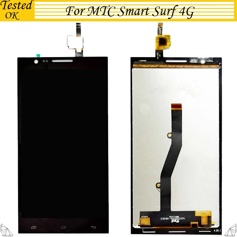 5 0 дюймовая сенсорная панель для MTC Smart Surf 4G ЖК-дисплей в сборе сенсорный экран