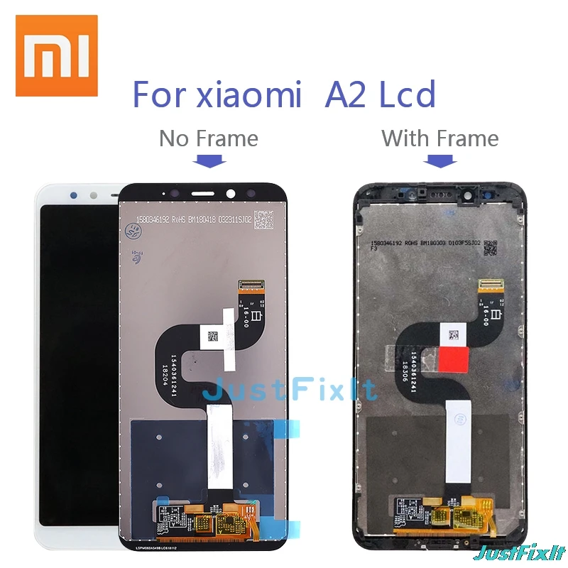 Оригинальный 5 99 дюймовый ЖК-дисплей для xiaomi mi A2/6X2160*1080 рамка кодирующий