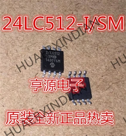 10 шт./лот Новинка 24LC512 I/SM лапками углублением SOP 8 IC новый в наличии|Индукторы| |