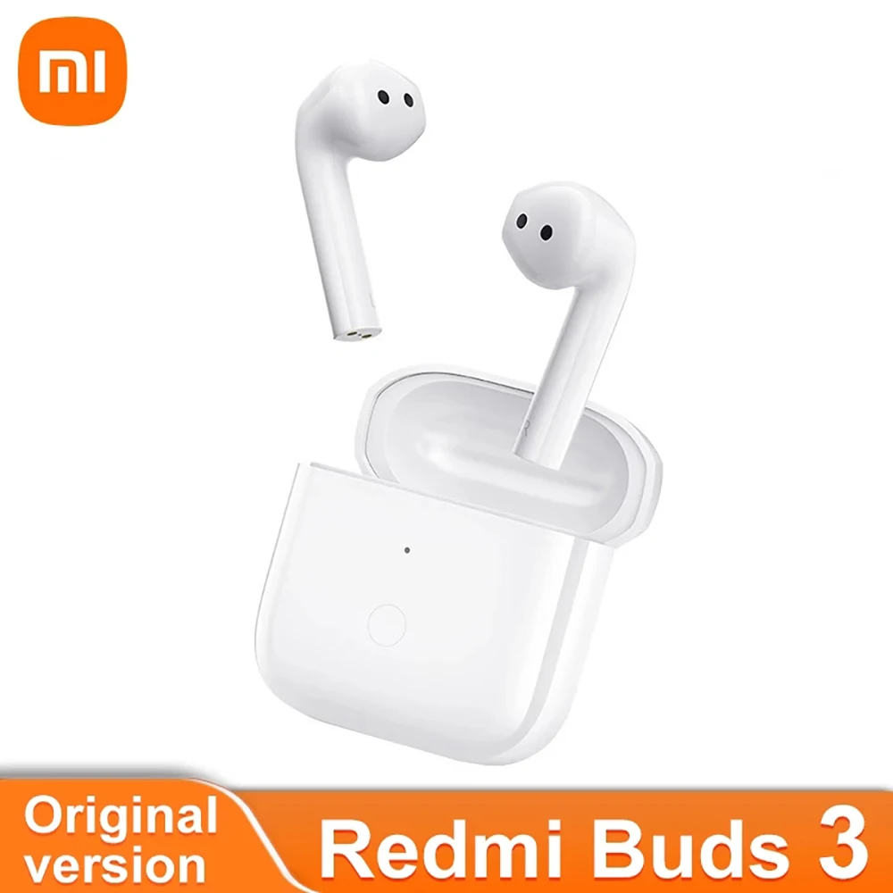 

Xiaomi Original Redmi Buds 3 Earphones Bluetooth Tws Wireless Earbuds 5.2 Earphones Noise Canceling Ip54 Waterproof Headphone