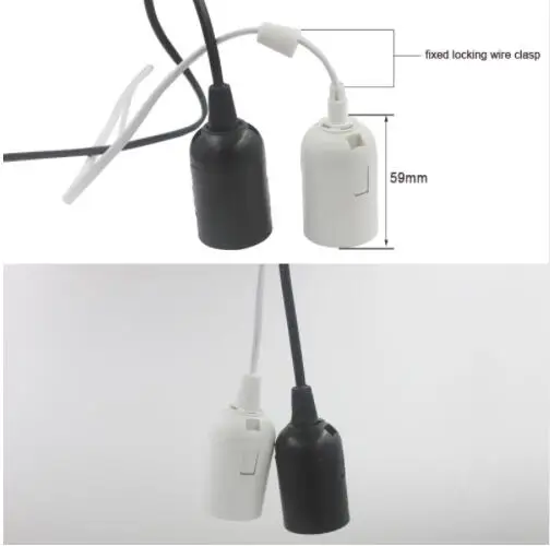 Кабель питания E27 держатель лампы штепсельная вилка европейского стандарта с 303