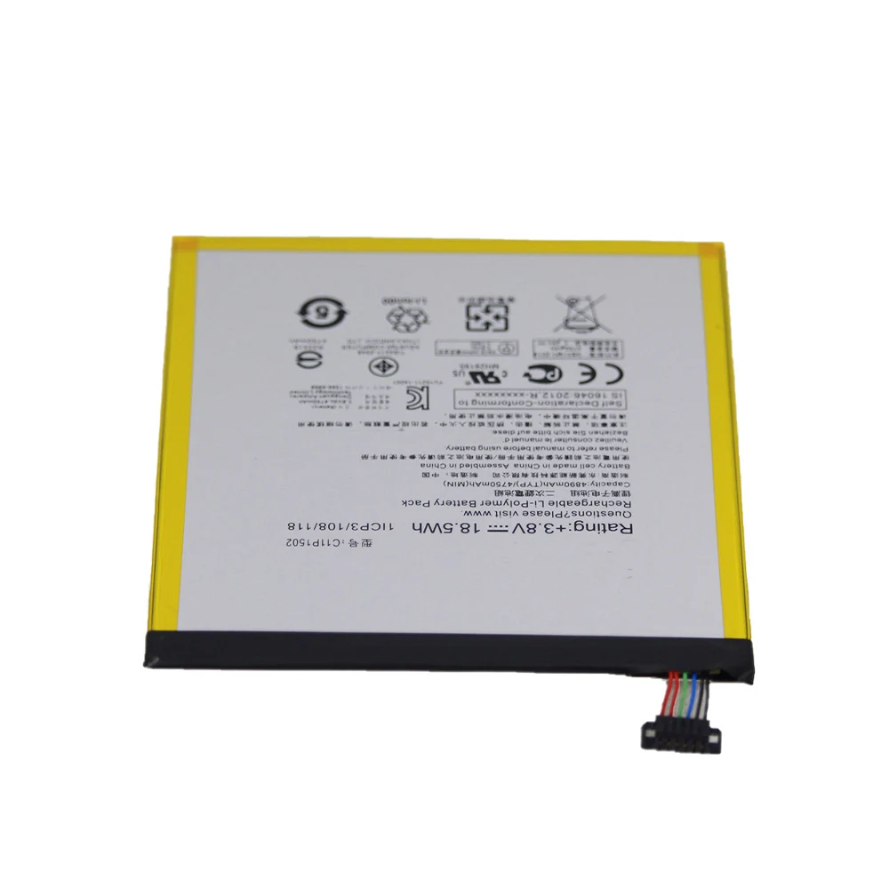 100% оригинальный новый аккумулятор C11P1502 для ASUS ZenPad 10 Z300C Z300CL Z300CG 4890 мАч в наличии