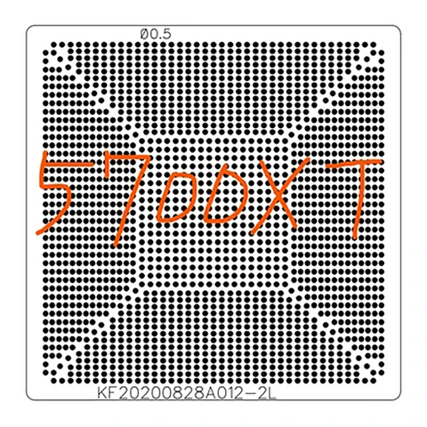 Трафарет BGA для RX 5700XT Navi 10 215-0917220 215-0917210 215-0917338 215-0917244 215-0917018-GPU прямого нагрева Трафареты