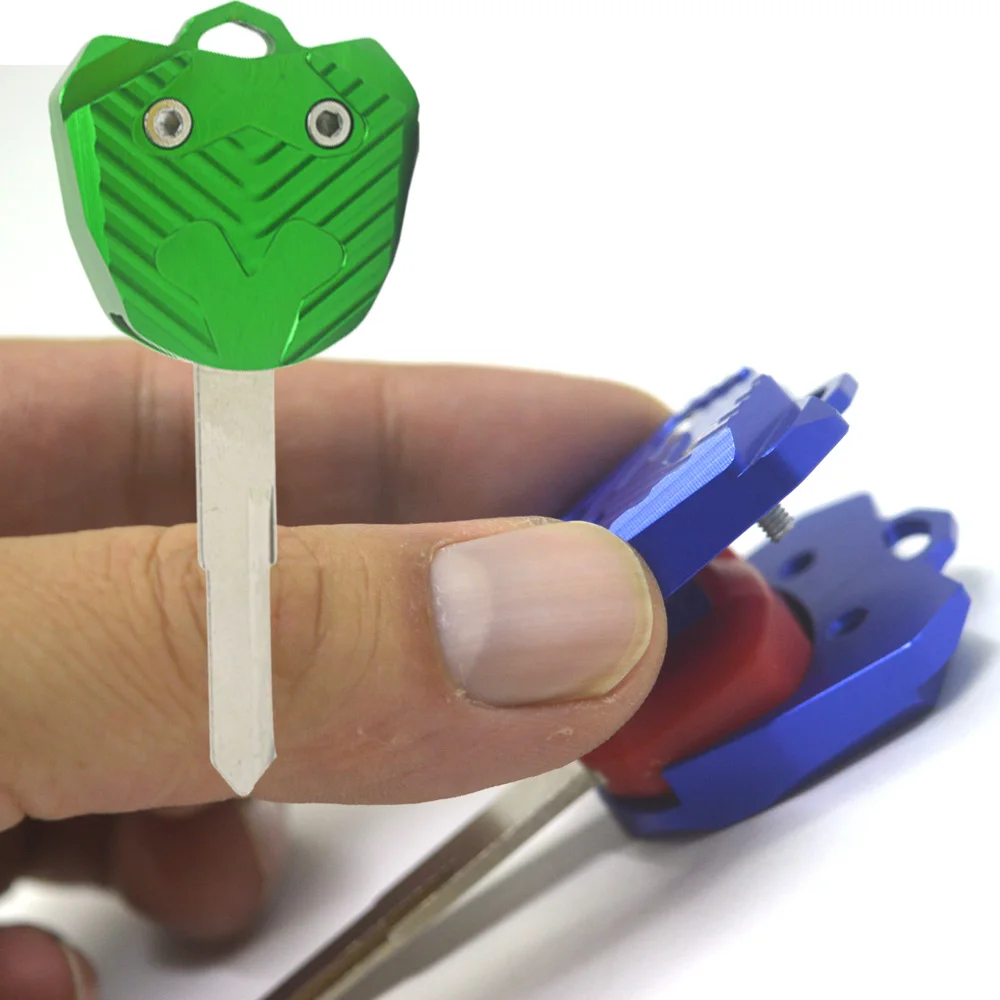 Для KAWASAKI Z750 Z1000 ZX-6R ZX9R ZX10R ZX-10R ZXR250 ZXR400 ZZR400 (ключ без чипа) Новый чехол для ключа CNC