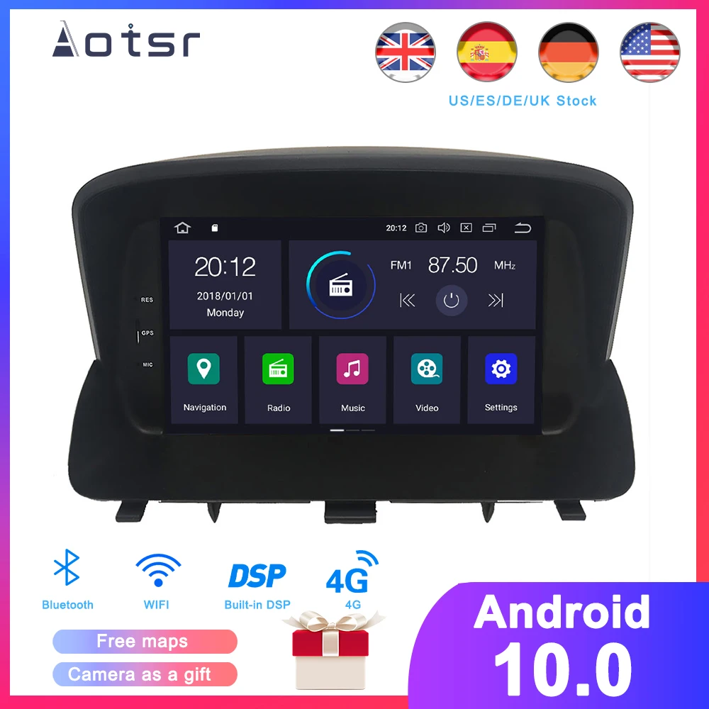 Автомобильный GPS навигация DSP Android 10 0 DVD для Opel Mokka 2012 2016 авто стерео радио