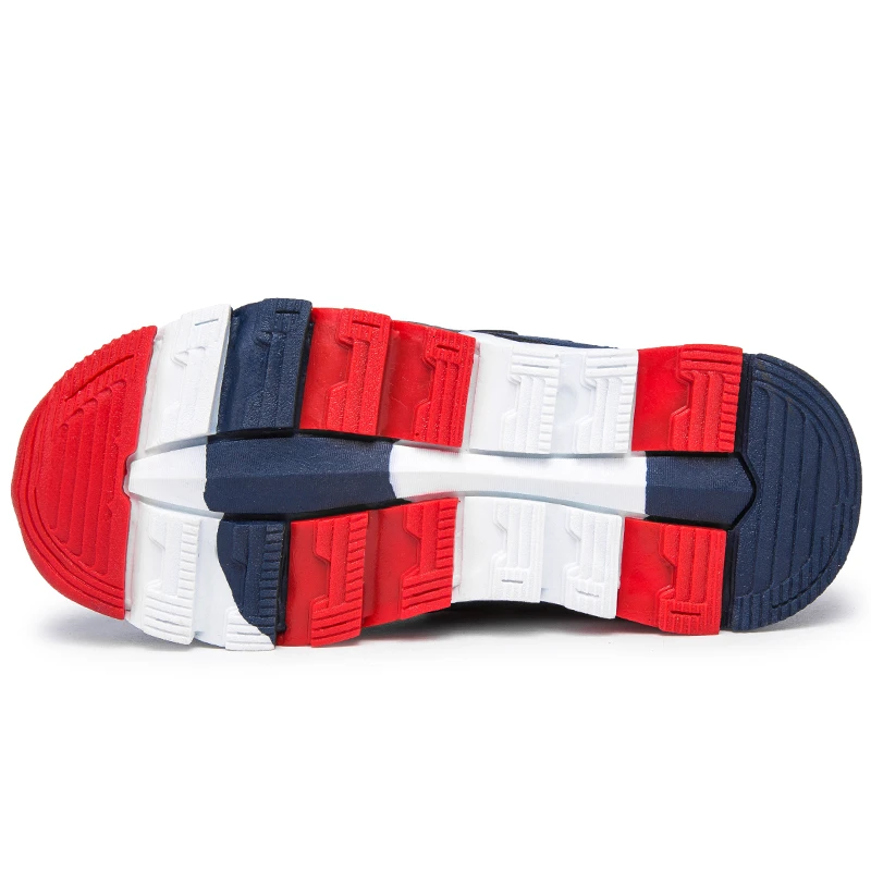 Кроссовки детские дышащие сетчатые на липучке спортивная обувь для бега