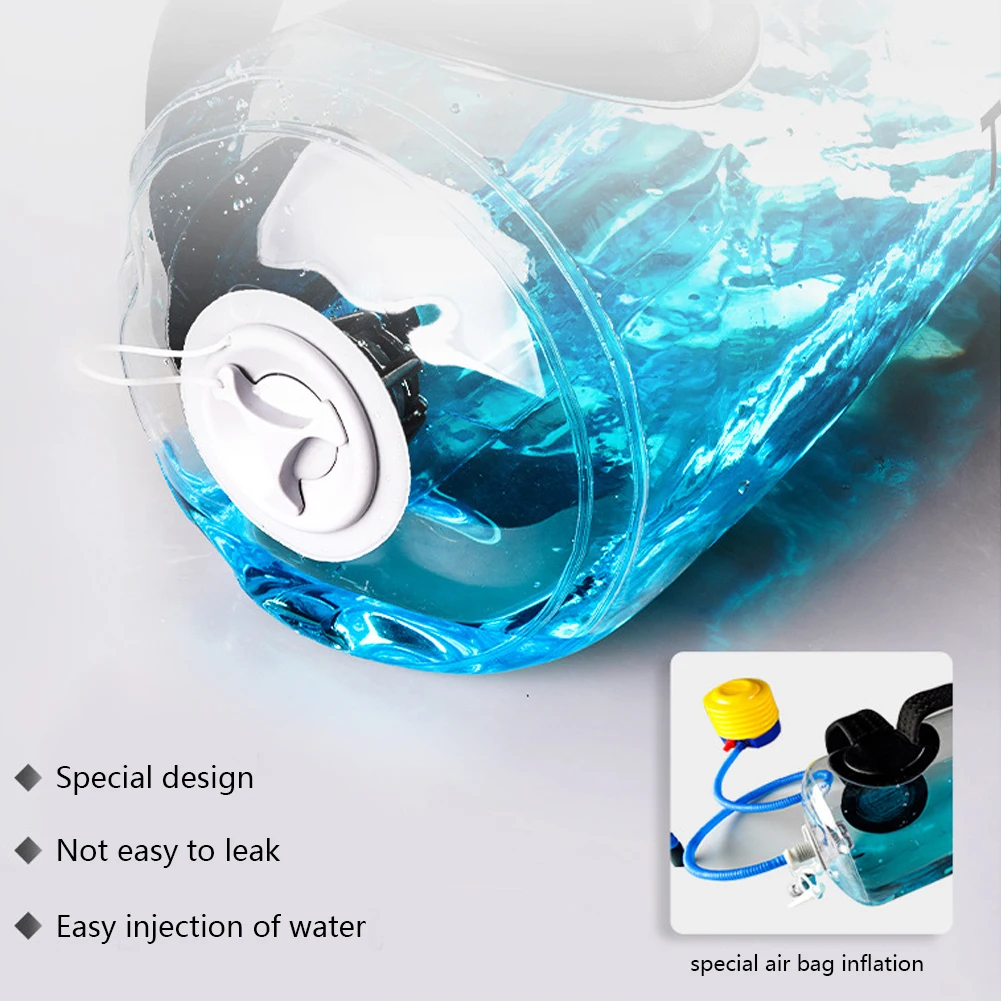 

10/20/37KG Water Power Bag Home Fitness Aqua Bags Weightlifting Body Building Gym Sports Crossfit Heavy Duty