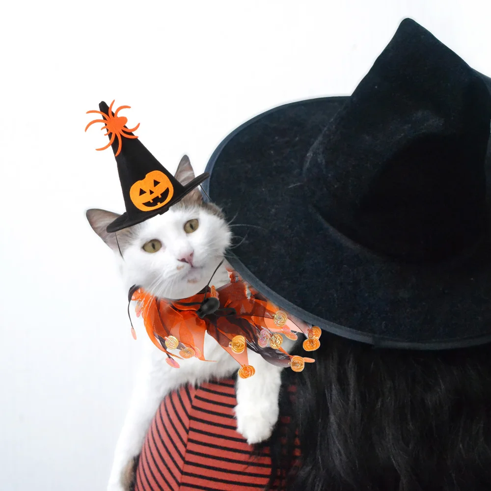 

1 Set Style Caps Neckerchief Pet Costumes Pet Supplies for Party Decor