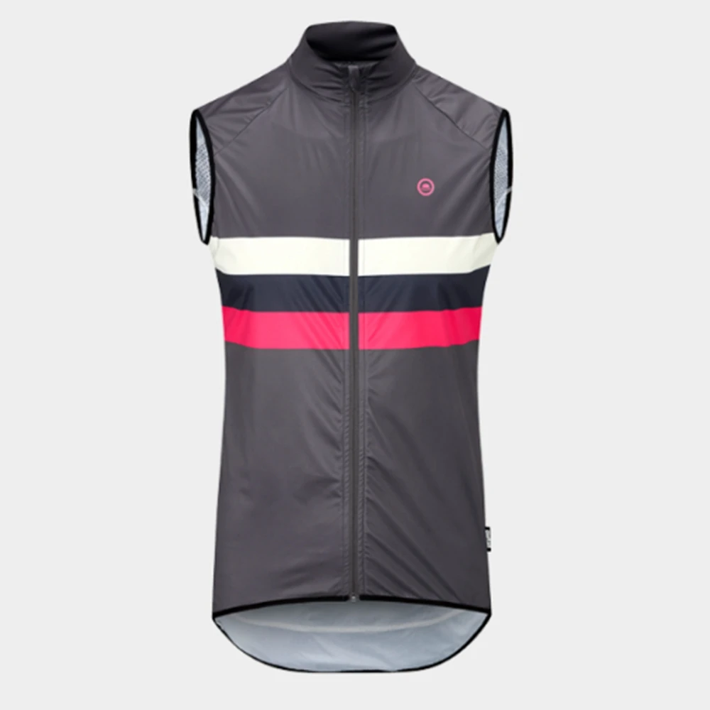 

Chapeau Men's Sleeveless Vest Droog En Warm Mesh Ciclismo Mouwloze Fiets Ondershirt Jersey Winddicht Kleding Gilet Windproof