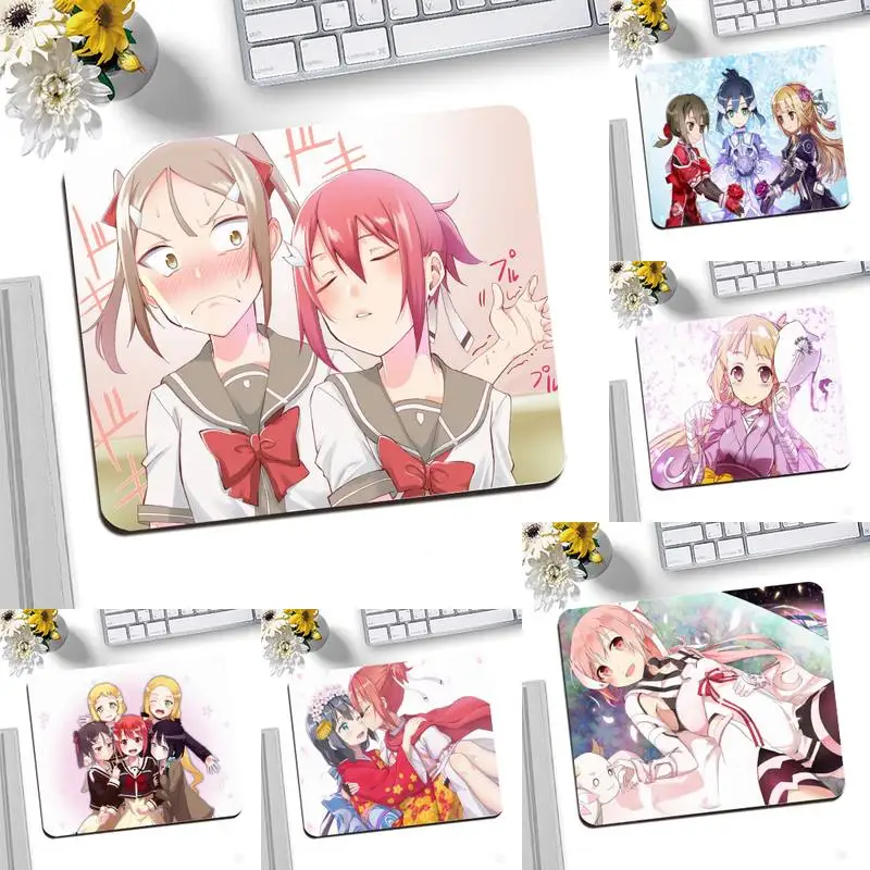 

Yuuki Yuuna Wa Yuusha De Aru Beautiful Anime Mouse Mat Desktop Mousepad Gaming Small Mouse Pad 25X20CM Keyboard Mat