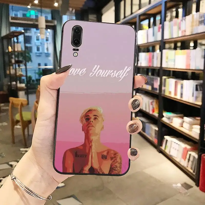 

justin bieber justice Phone Case For Huawei honor Mate P 10 20 30 40 i 9 8 pro x Lite smart 2019 nova 5t