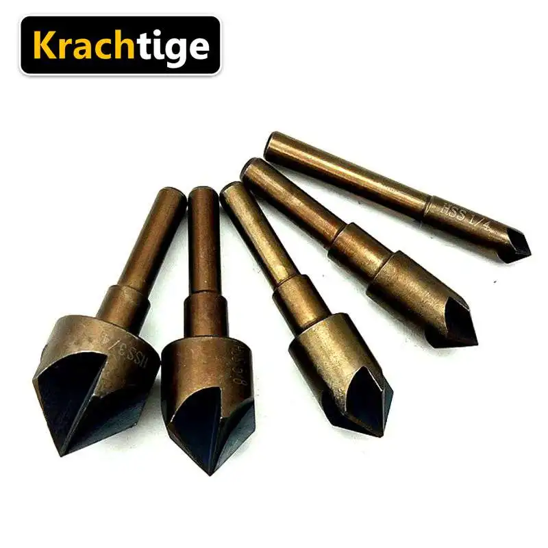 5 шт. снятие фаски с канавками|countersink drill bit|drill bitcountersink |