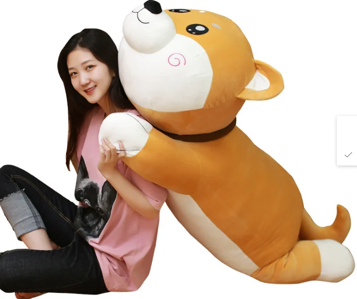 Огромная плюшевая игрушка-собака 170 см очень мягкая хлопковая кукла Подушка для