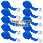 Ремень с металлической пряжкой для автомобиля, мотоцикла, велосипеда, 3 м