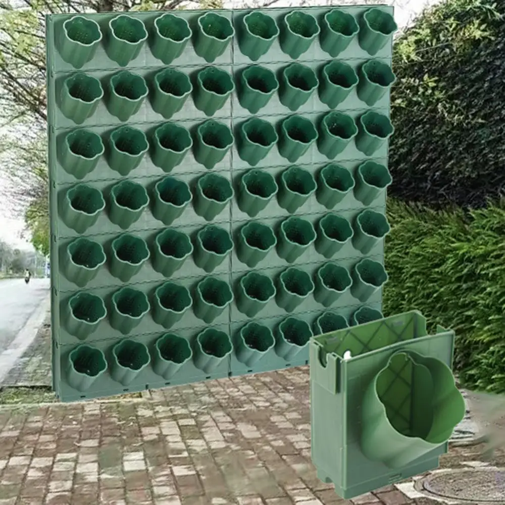 

Self Watering Flower Pot Stackable Vertical Planter Wall Hanging Durable For Garden Balcony Plant Home Decor Accessories flower