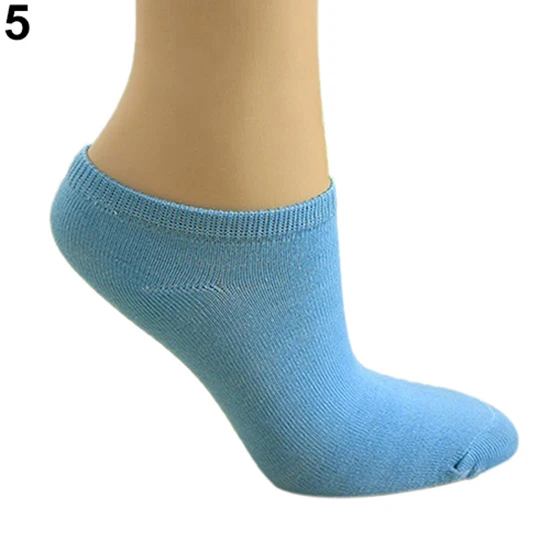 Женские спортивные носки с низким вырезом 1 пара карамельных цветов короткие до