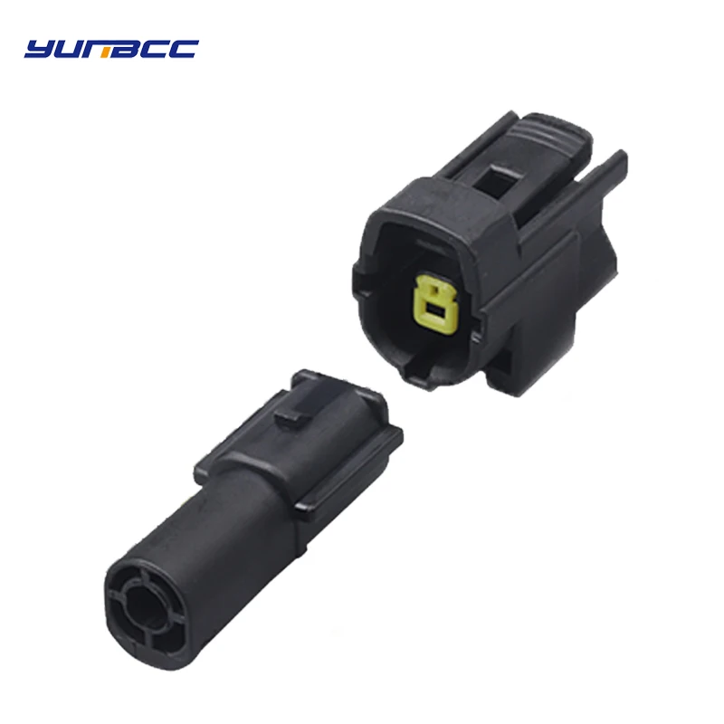 

5 Sets 1 pin male female waterproof wire connector auto electrical plug conector 174879-2 174877-2