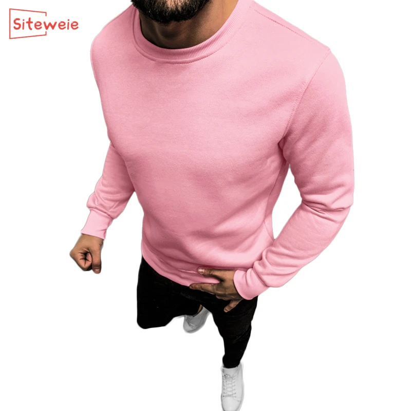 Свитшот SITEWEIE G522 однотонный с капюшоном уличная спортивная повседневная одежда