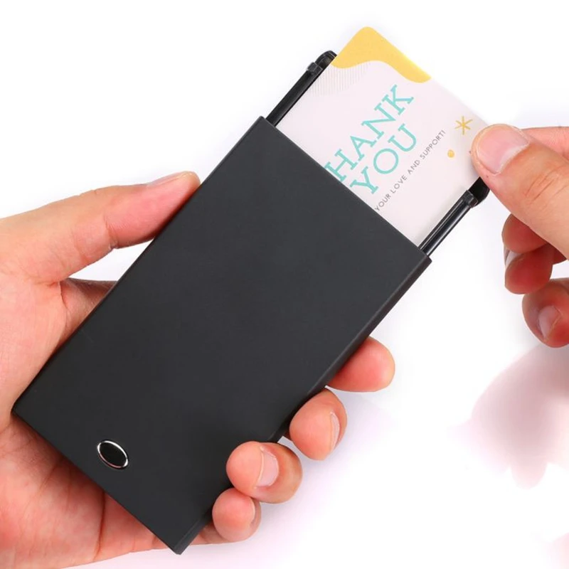 Деловой держатель для карт s металлический из нержавеющей стали креативный