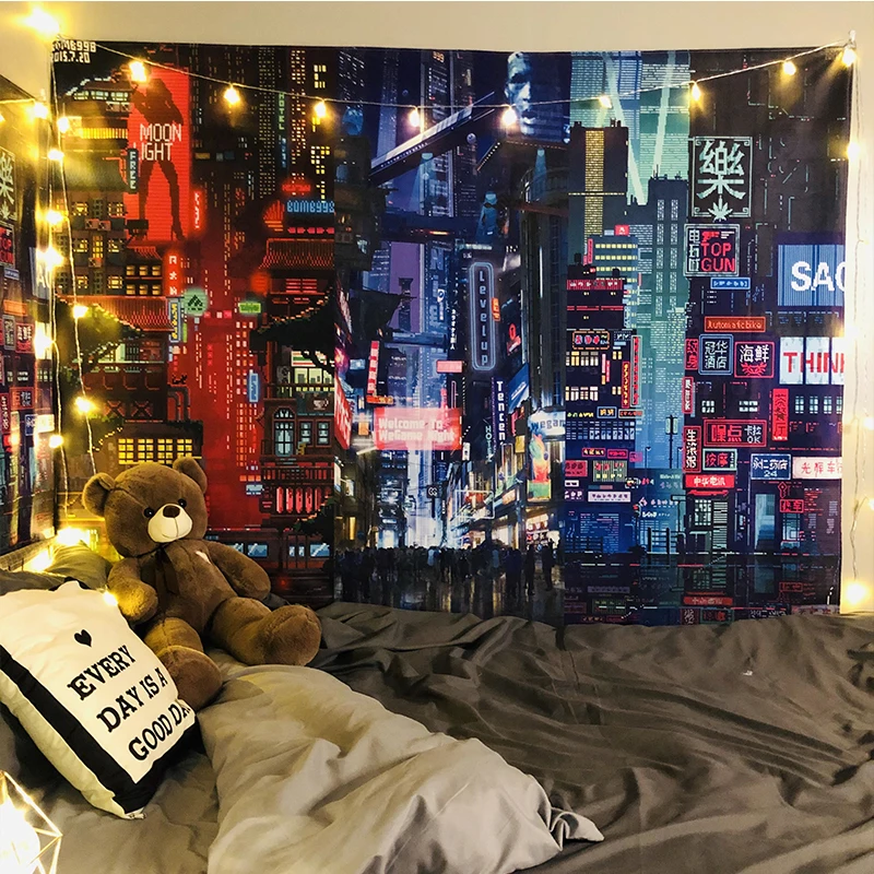 

Nordic Color Tapestry Vintage Handmade Cotton Bedroom Decoration Salon Mural Tapestry Alfombra Dormitorio Home Textile DB60GT