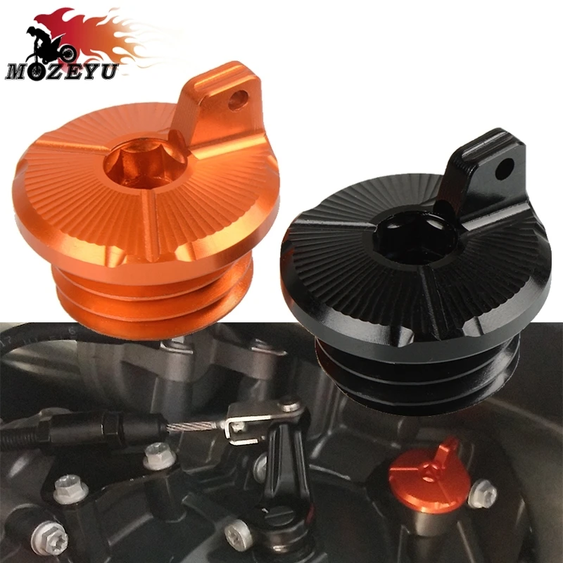 

For 990 SMR 2012-2014 2013 990 SMT 2008 CNC Motorcycle Engine Oil Fillet Cover Cap Engine Oil Fillet Screw Cover Plug