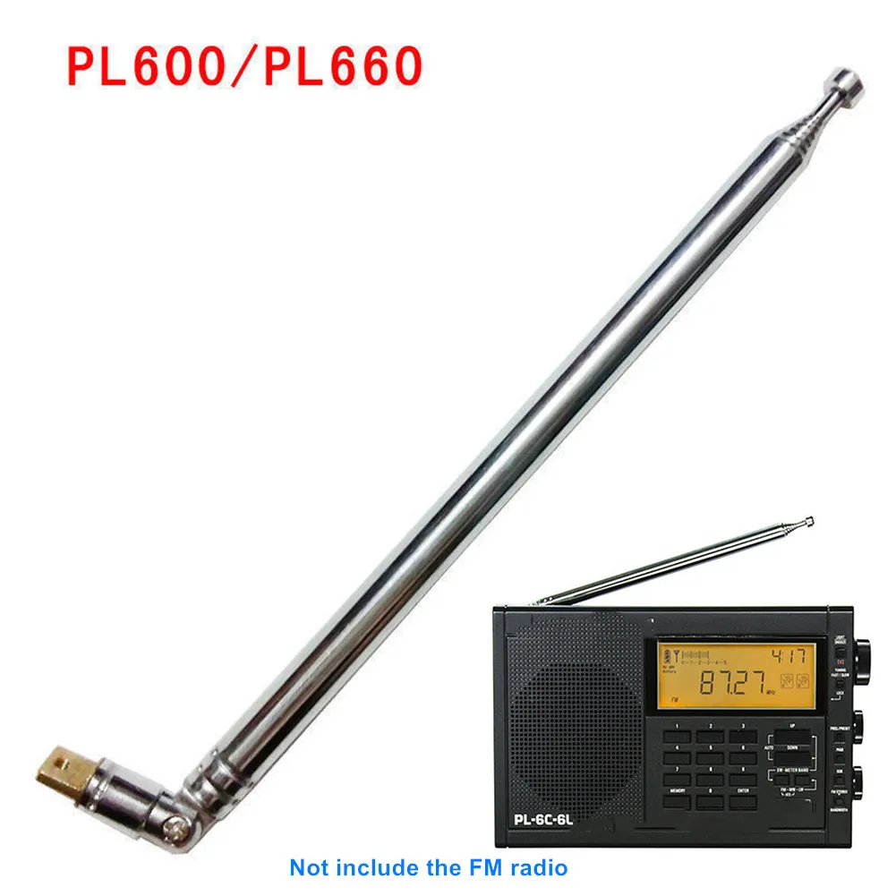 Для Desheng PL390 PL600 PL660 PL680 часть радио антенна Сталь 16 89 см растягивается для PL 600 660