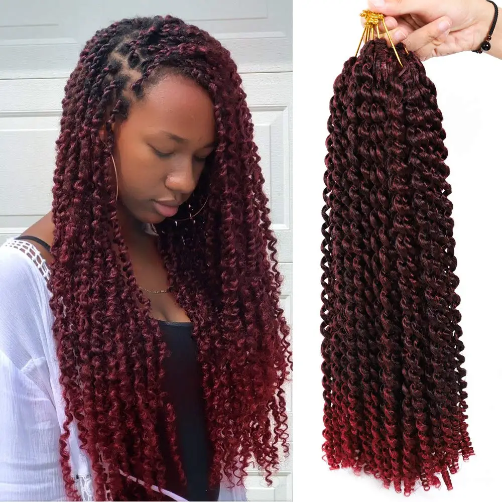 Синтетические волнистые волосы пряди накладные Омбре блонд богемные кудрявые