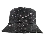 Панама для путешествий для мужчин и женщин, модная Панама с принтом космоса, галактики, планеты, звезд и луны, лето 2020