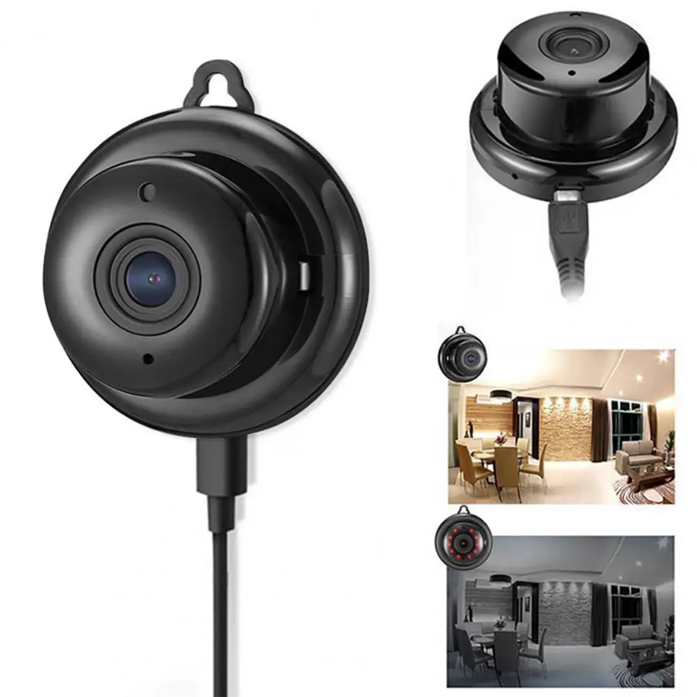 Черная практичная камера ночного видения 1080P для домашней системы безопасности с