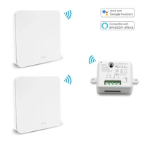 tuya wifi switch socket module with kinetic self powered wireless switch app timer support google home alexa smart automation