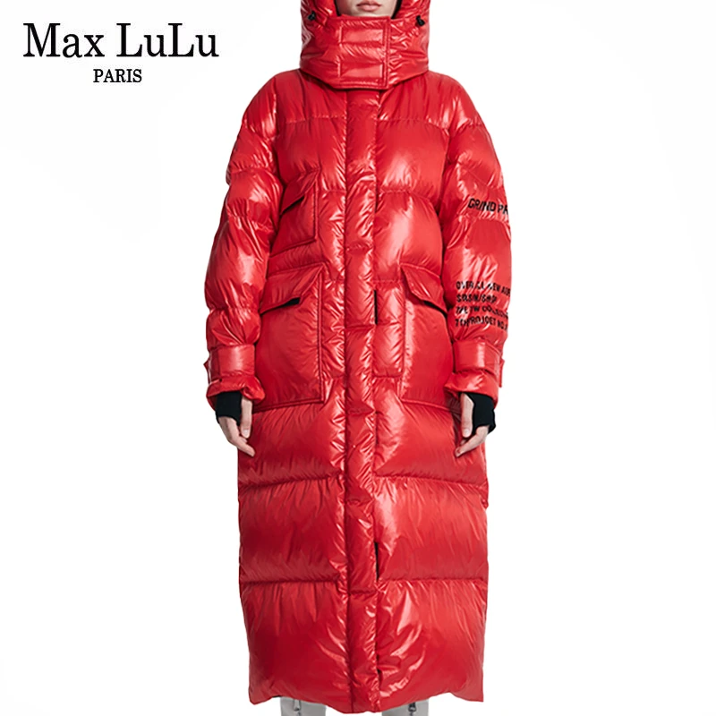 Max LuLu/новые зимние европейские модные дизайнерские женские повседневные пальто