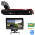 Для FORD TRANSIT CONNECT XLT грузовой фургон минивэн 2014-2017 (две двери) HD 720p 3-й стоп светильник камера ночного видения + 7-дюймовый монитор