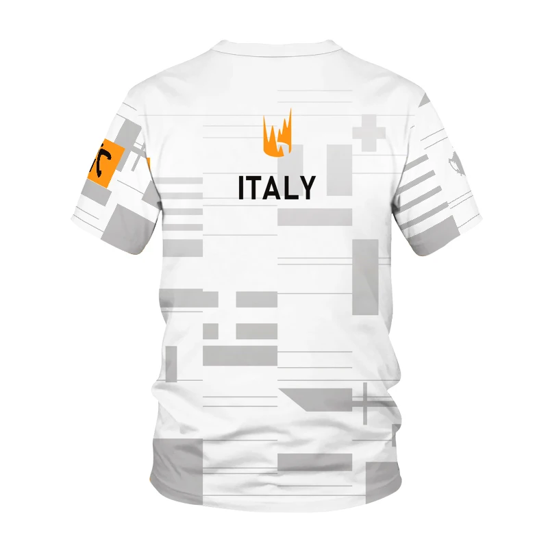 

Outdoor cycling fitness men and women ID custom T-shirt 3D printing casual round neck short-sleeved Harajuku style sports T-shir