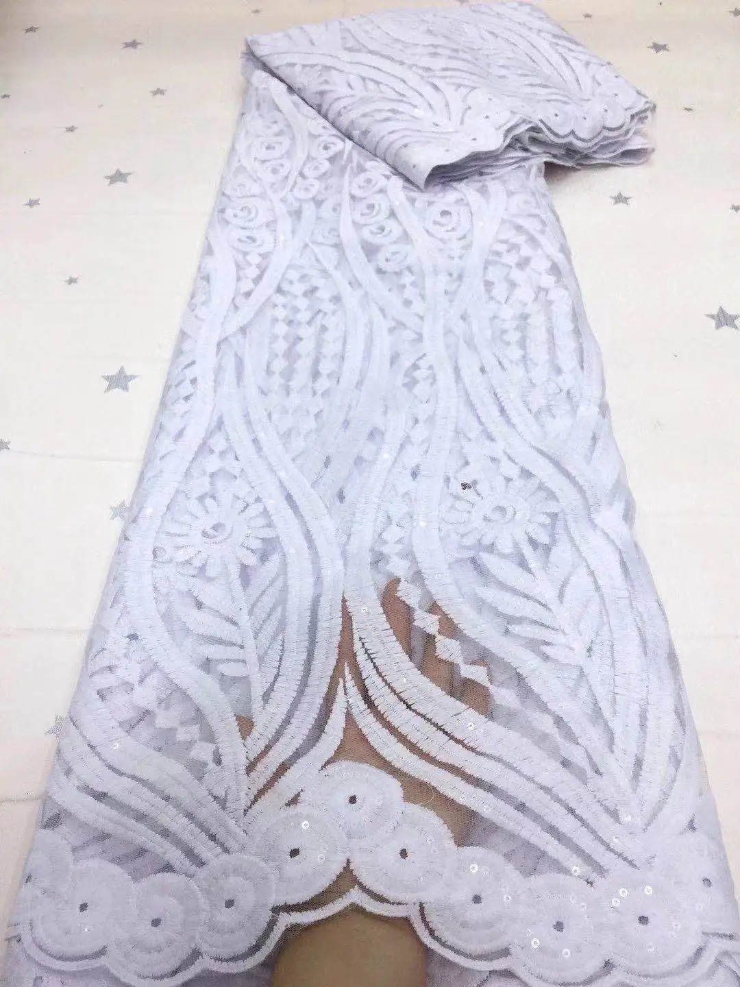 Dark Green French African Lace Fabric 2021 Guipure Sequins Milk Silk Cord Tulle Nigerian India For Wedding Dress KXX21102A | Дом и сад
