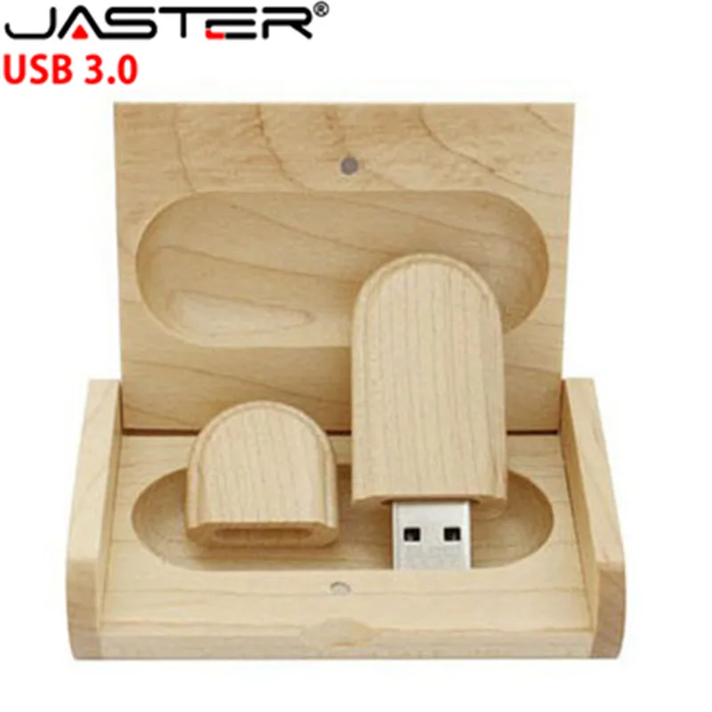 JASTER USB 3,0 изготовленный на заказ Логотип Деревянный высокоскоростной usb+ флип-бокс usb флэш-накопитель карта памяти 4 ГБ 8 ГБ 16 ГБ 32 ГБ 64 ГБ свадебный подарок