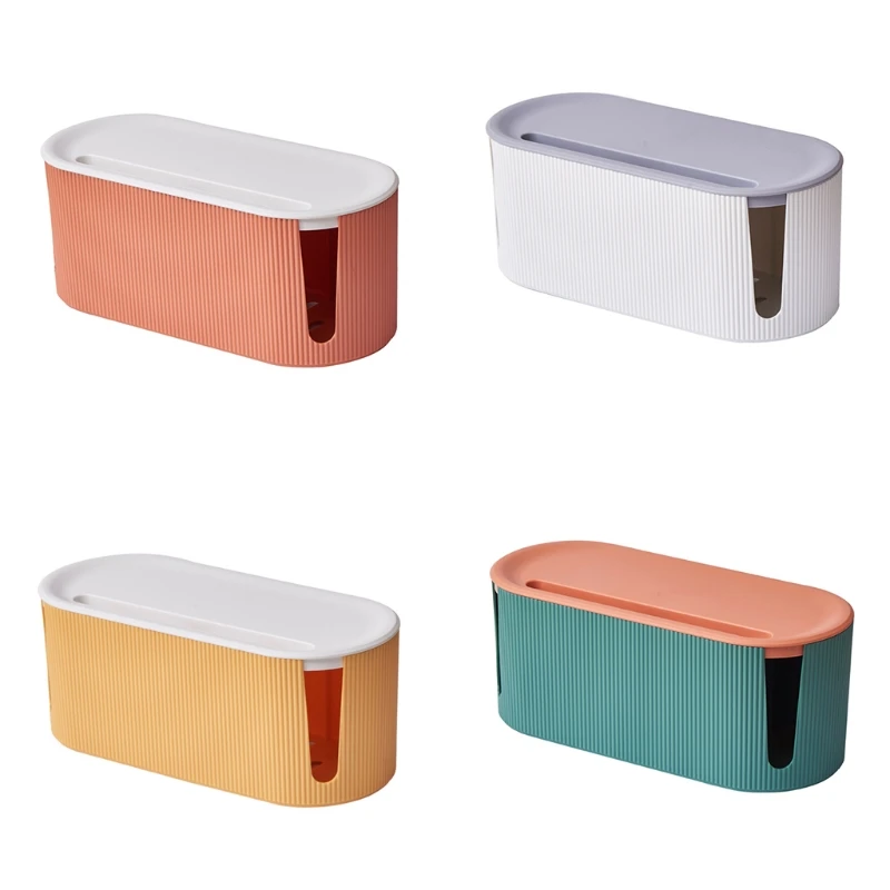 

Новый ящик для хранения для управления кабелями с крышкой и зарядным устройством